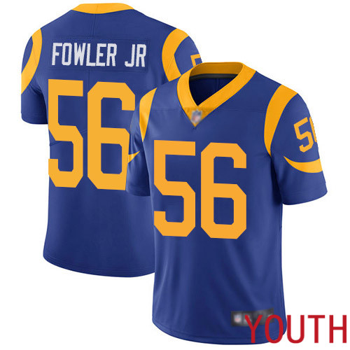 Los Angeles Rams Limited Royal Blue Youth Dante Fowler Jr Alternate Jersey NFL Football #56 Vapor Untouchable